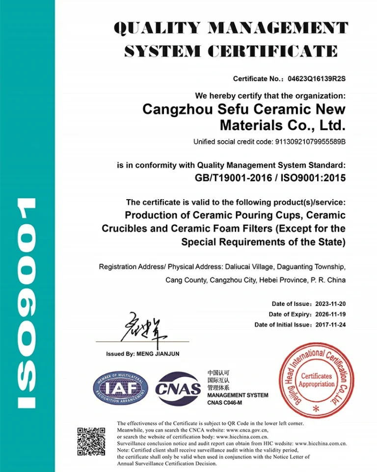 ISO 9001: 2015
